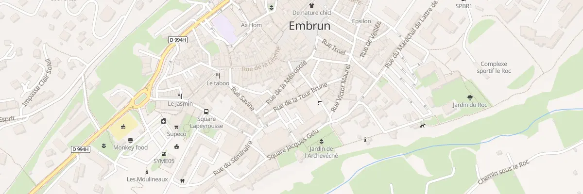 Plan du 17 Rue Tour Brune à Embrun