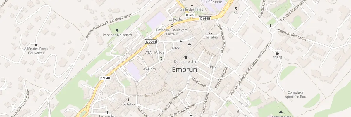 Plan du 25B Rue Clovis Hugues à Embrun