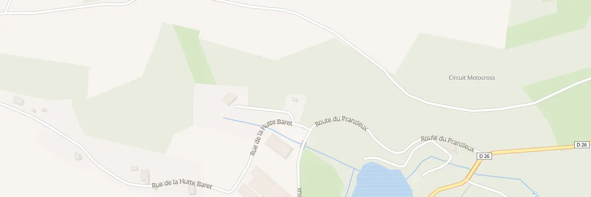 Plan du 2 Rue de la Hutte Baret à Raon-aux-Bois