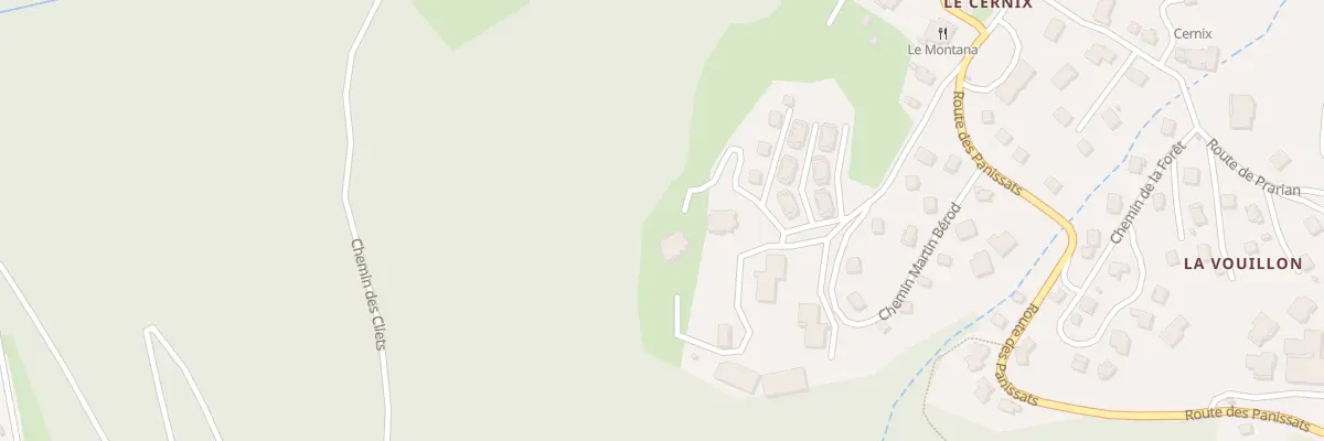 Plan du 60 Che des Sorbiers à Cohennoz