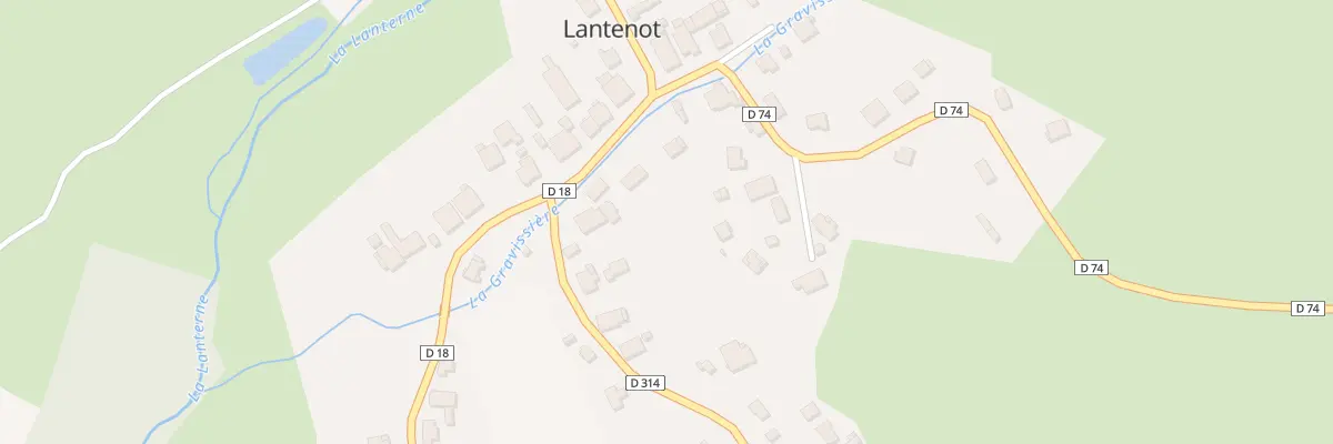 Plan du 1B Rte de Lure à Lantenot