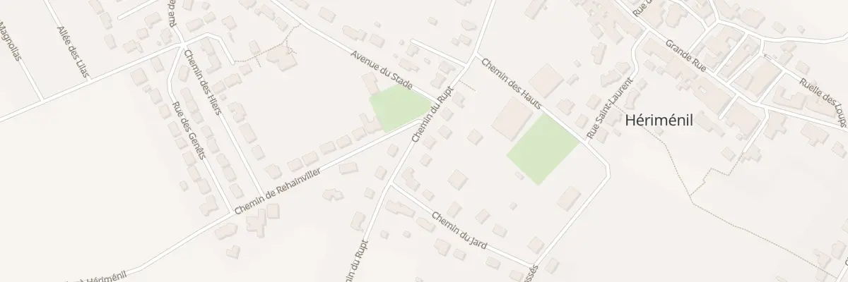 Plan du 8 Che du Rupt à Hériménil