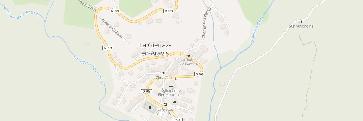 Plan du 1441 Rte du Col des Aravis à La Giettaz