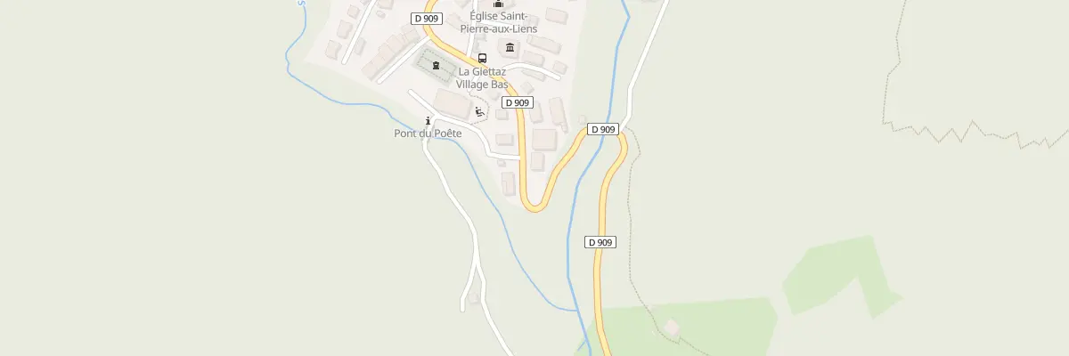 Plan du 1026 Rte du Col des Aravis à La Giettaz