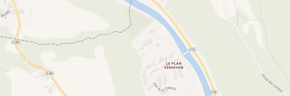 Plan du 48B Imp de la Caserne à Marignier