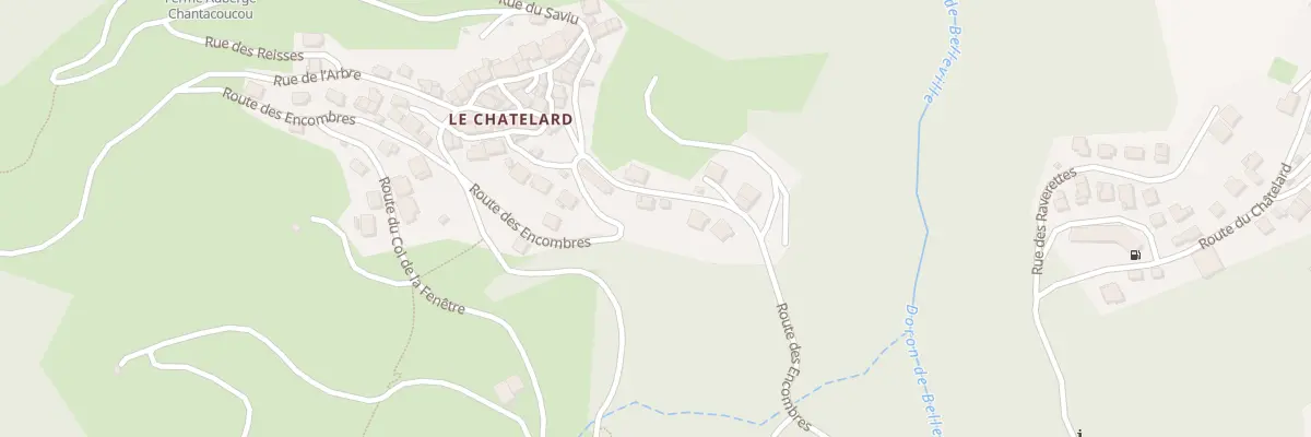 Plan du 99 Rte des Encombres aux Belleville