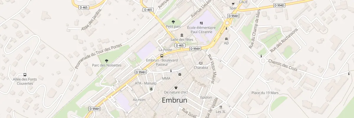 Plan du 3 Rue des Fontaines à Embrun
