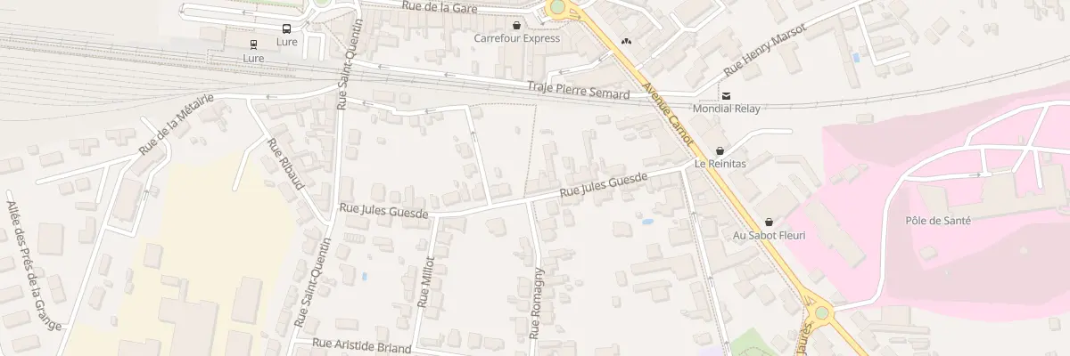 Plan du 18 Rue Jules Guesde à La Neuvelle-lès-Lure