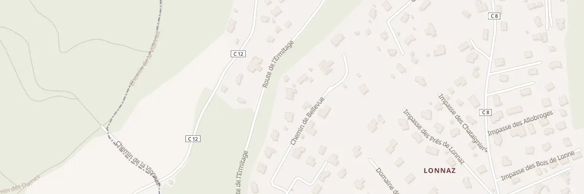 Plan du 338 Che Bellevue à Armoy
