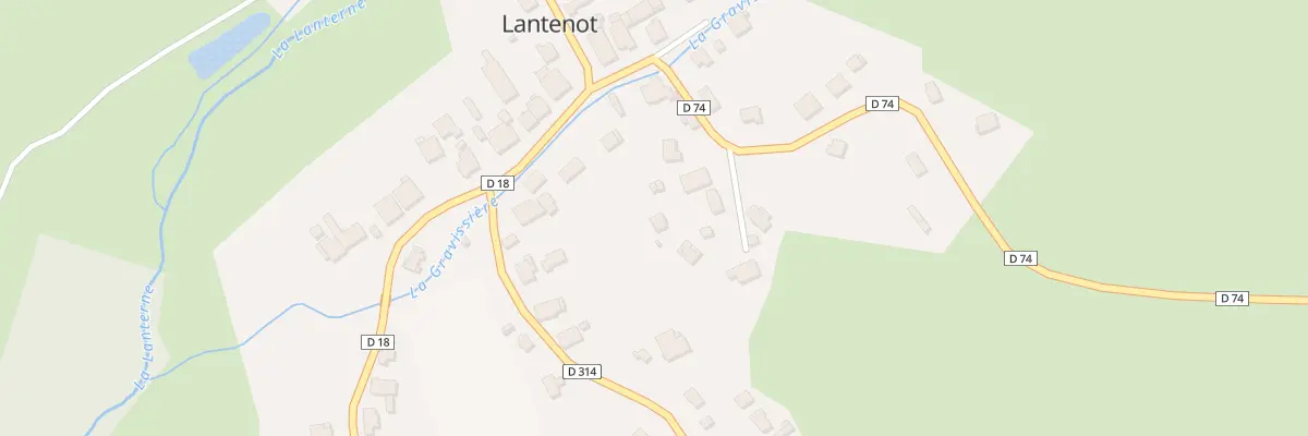 Plan du 4 Imp du Banc à Lantenot