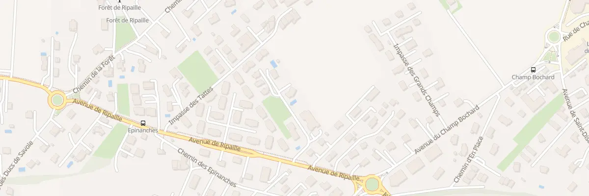 Plan du 33B Av de Ripaille à Thonon-les-Bains