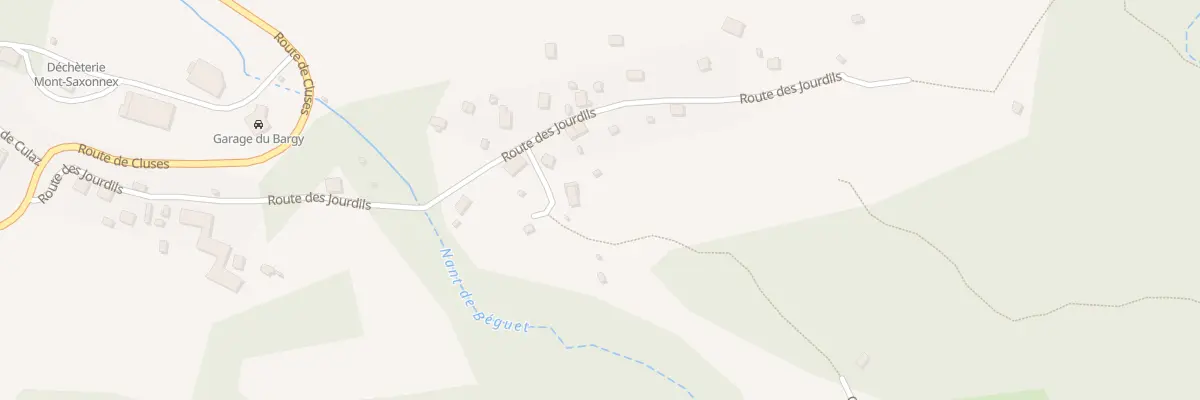 Plan du 450 Rte des Jourdils à Mont-Saxonnex