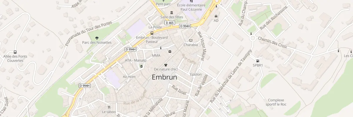 Plan du 26 Rue Clovis Hugues à Embrun