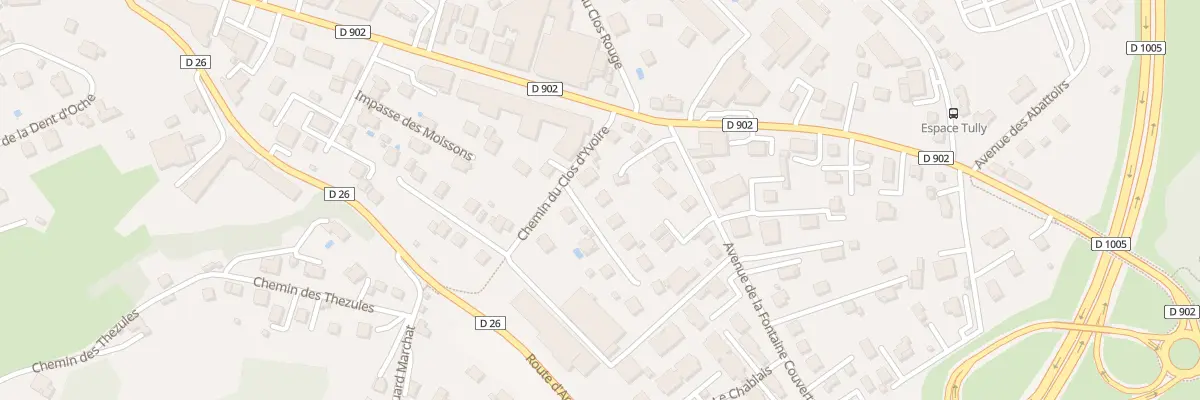 Plan du 2 Imp de la Doie à Thonon-les-Bains