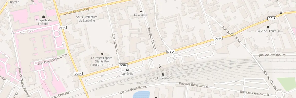 Plan du 20 Rue Carnot à Lunéville