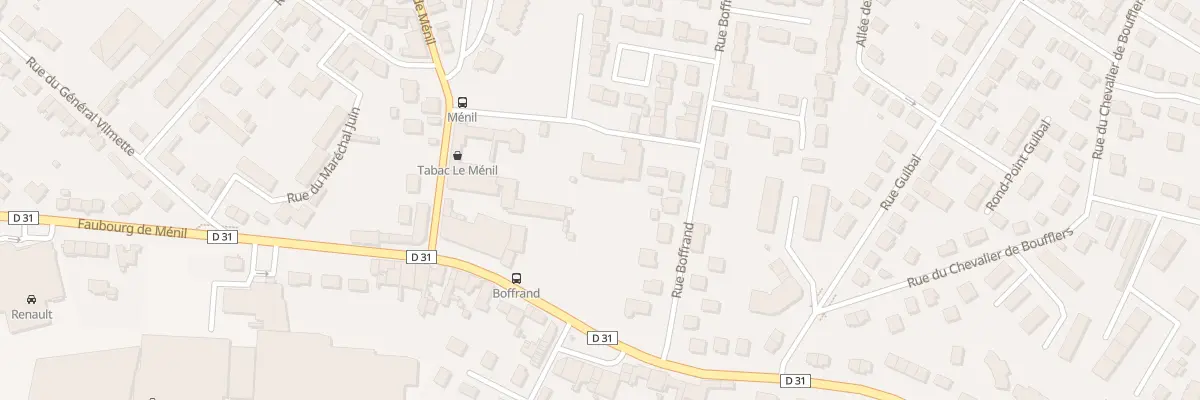 Plan du 16B Rue Boffrand à Lunéville
