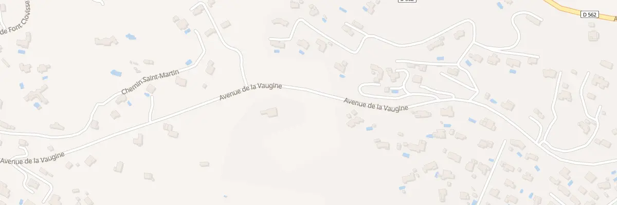 Plan du 852 Av de la Vaugine à Draguignan