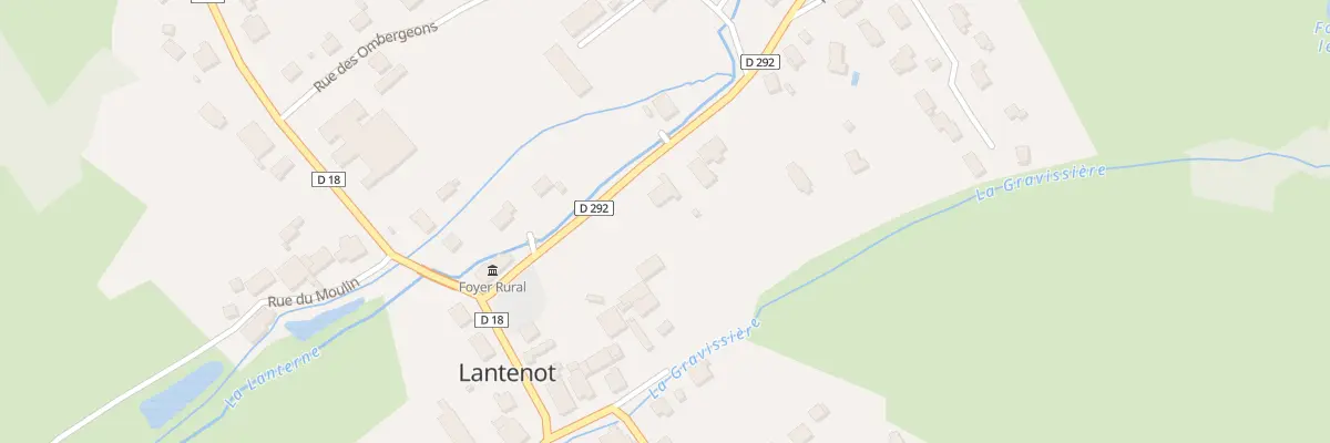 Plan du 10 Rue de la Lanterne à Lantenot