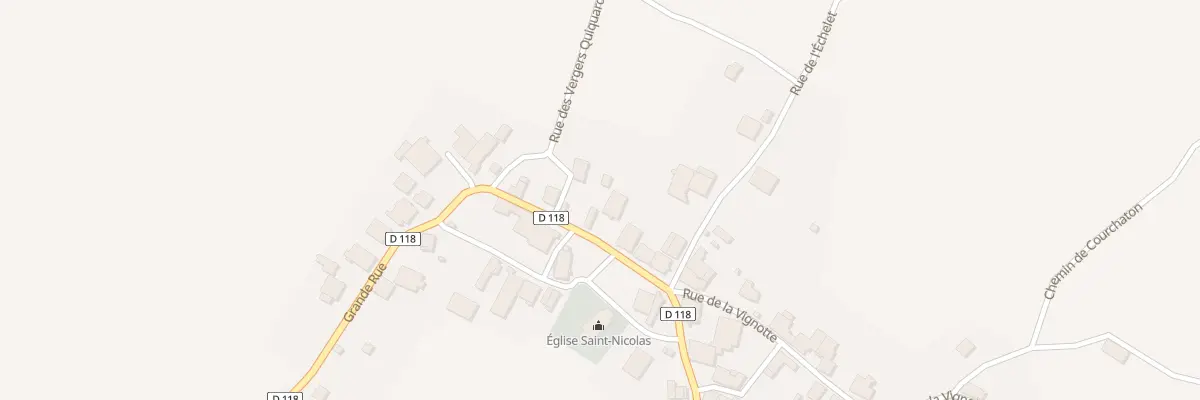 Plan du 32 Gr Grande Rue à Bournois