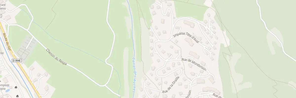 Plan du 1165 Rue de Montbrison à Vallouise-Pelvoux
