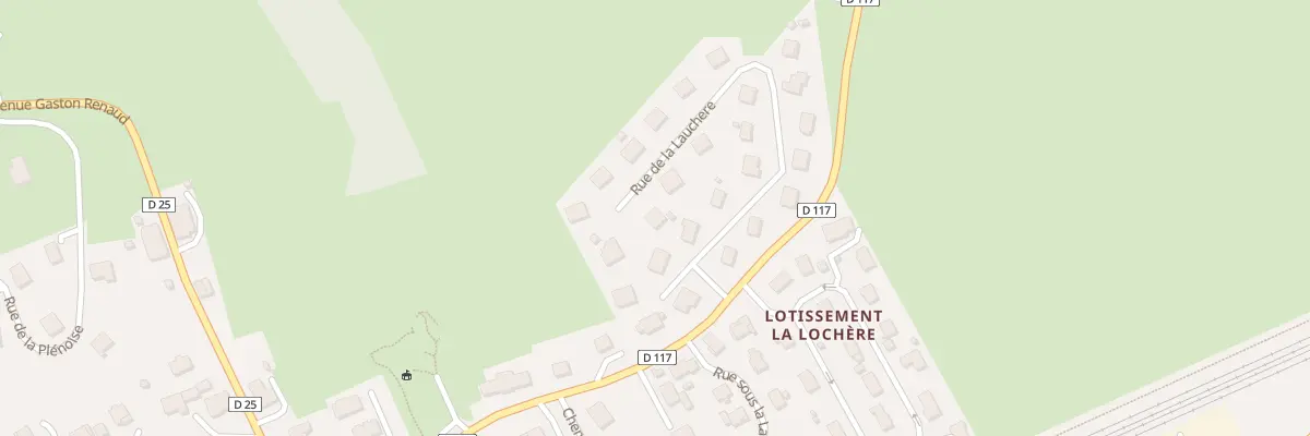 Plan du 23 Rue de la Lauchere à Pays-de-Clerval