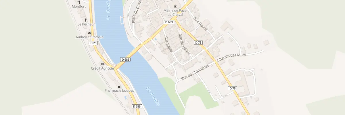 Plan du 26 Rue Basse à Pays-de-Clerval