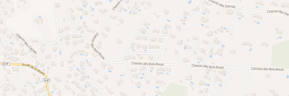 Plan du 407 Che des Bois Routs à Trans-en-Provence