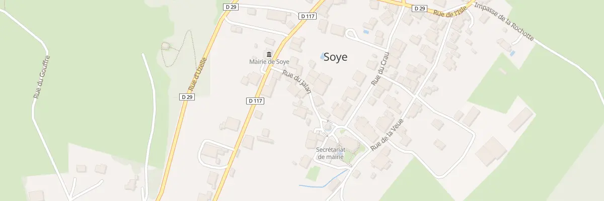 Plan du 3 Rue du Jalan à Soye