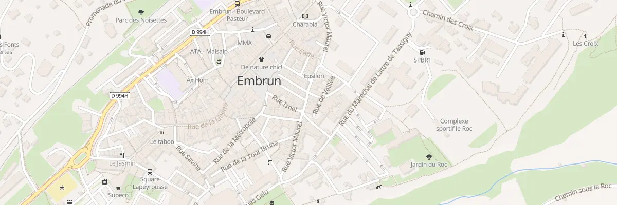 Plan du 16 Rue Victor Maurel à Embrun