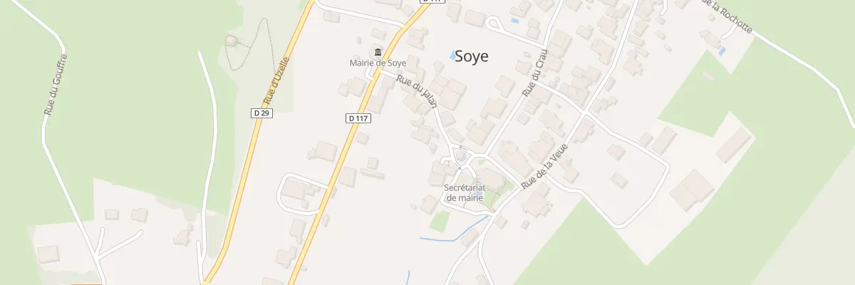 Plan du 5 Pl de l’Eglise à Soye