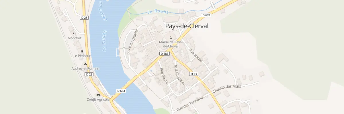 Plan du 4 Rue de la Porte de Chaux à Pays-de-Clerval