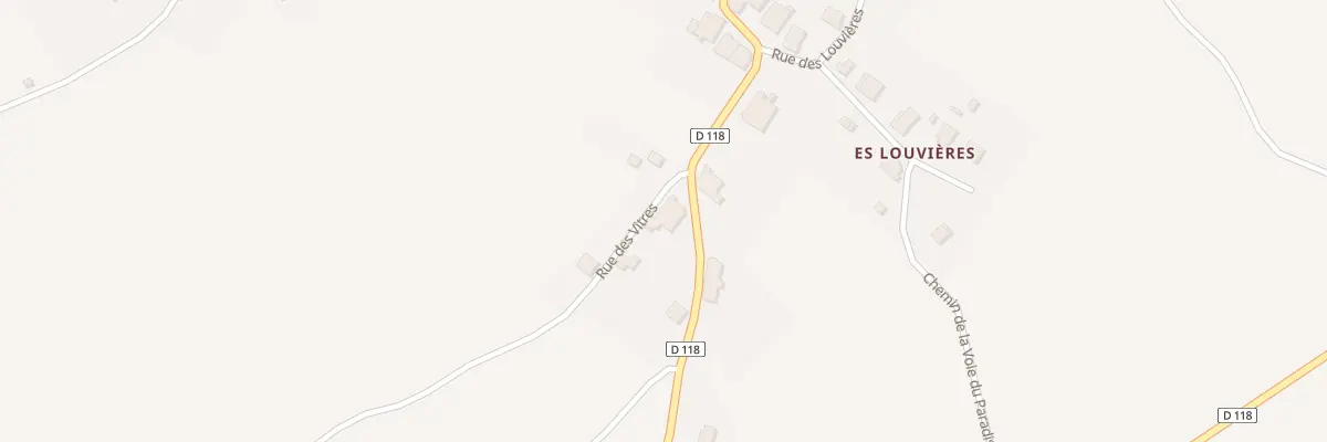 Plan du 1 Rue des Vitres à Bournois