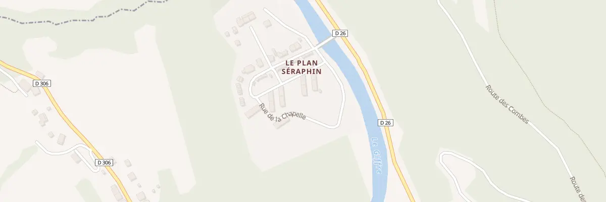Plan du 93 Rue de la chapelle à Marignier