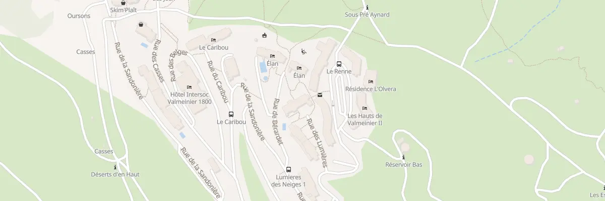 Plan du 90 Rue des Lumières à Valmeinier