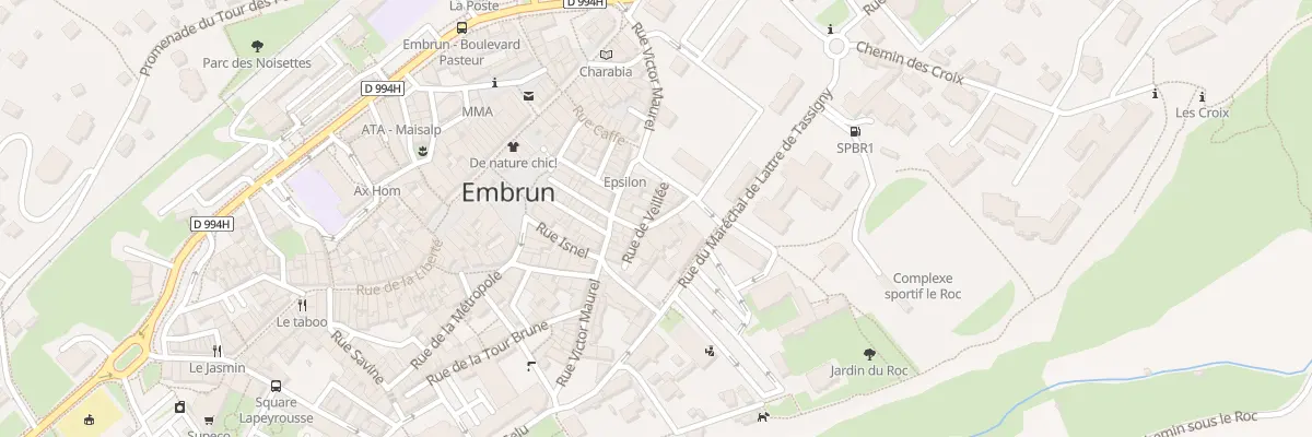 Plan du 6 Rue de la Veillée à Embrun