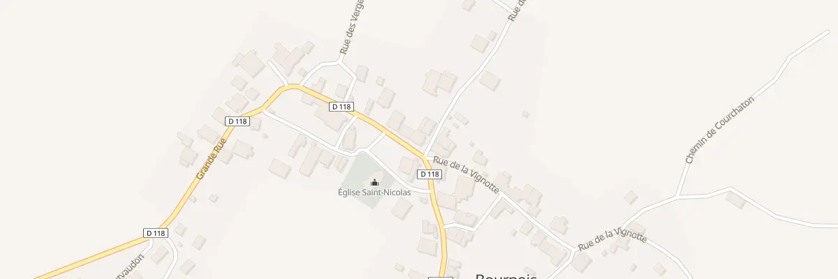 Plan du 1 Rue de l’Echelet à Bournois