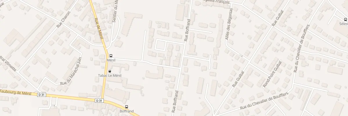 Plan du 10 Rue Boffrand à Lunéville