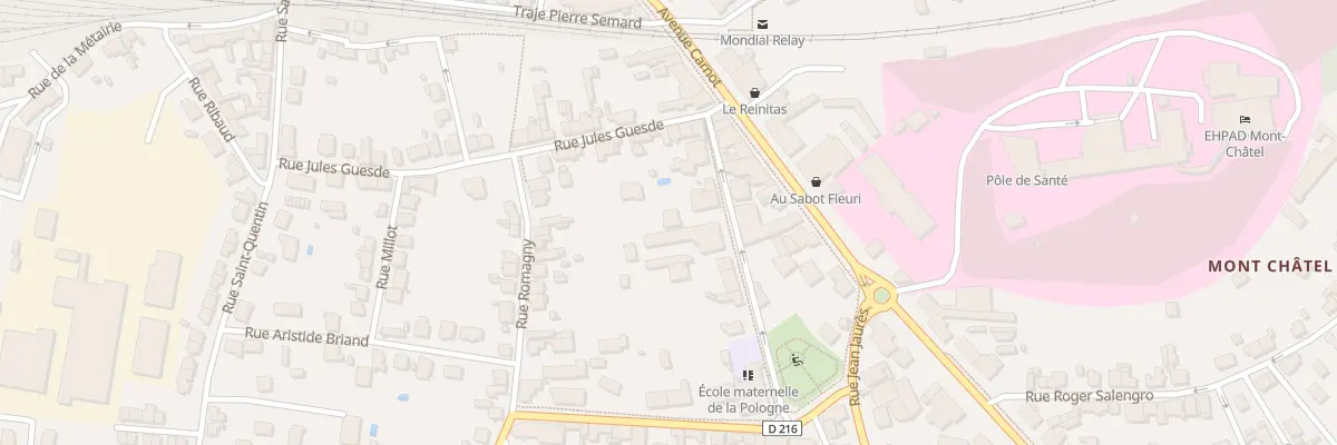 Plan du 10 Rue Jules Ferry à Lure