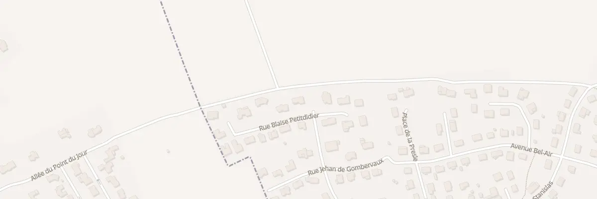 Plan du 15 Rue Blaise Petitdidier à Jolivet