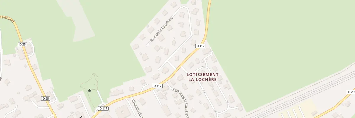 Plan du 2 Rue de la Lauchere à Pays-de-Clerval