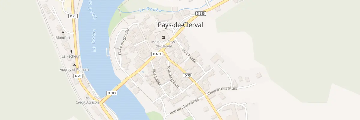 Plan du 9 Rue de la Porte de Chaux à Pays-de-Clerval