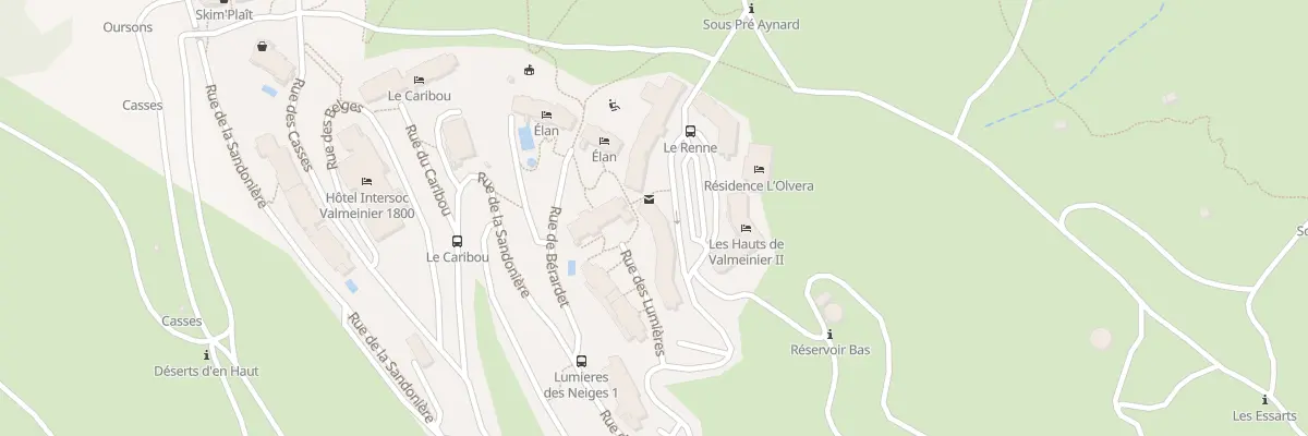 Plan du 5350 Res Les Hauts de Valmeinier A à Valmeinier