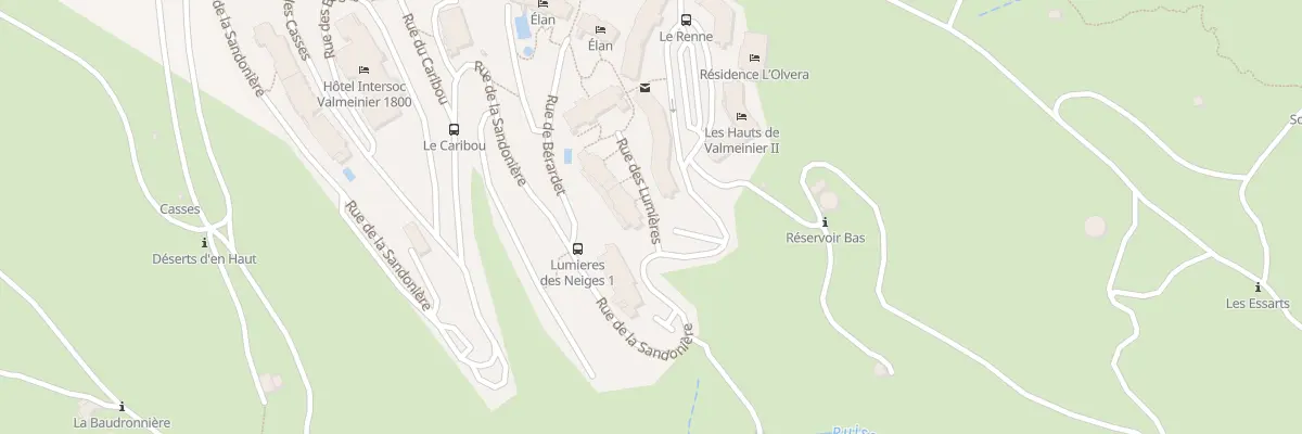 Plan du 5323 Res Les Lumieres de Neige I à Valmeinier