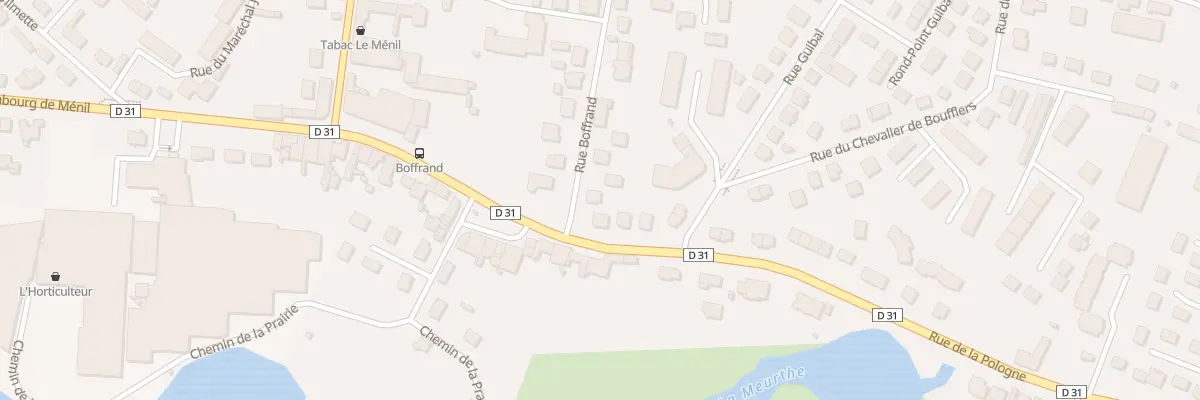 Plan du 33 Rue Boffrand à Lunéville