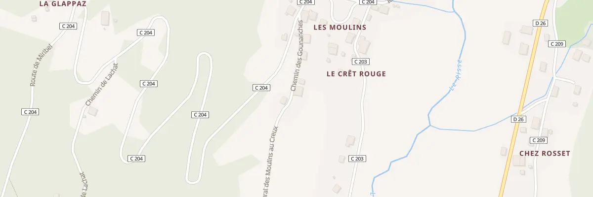 Plan du 145 Che des Gounanches à Mégevette