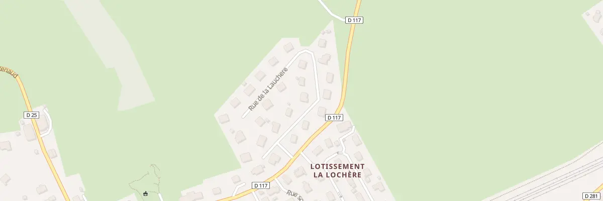 Plan du 13 Rue de la Lauchere à Pays-de-Clerval