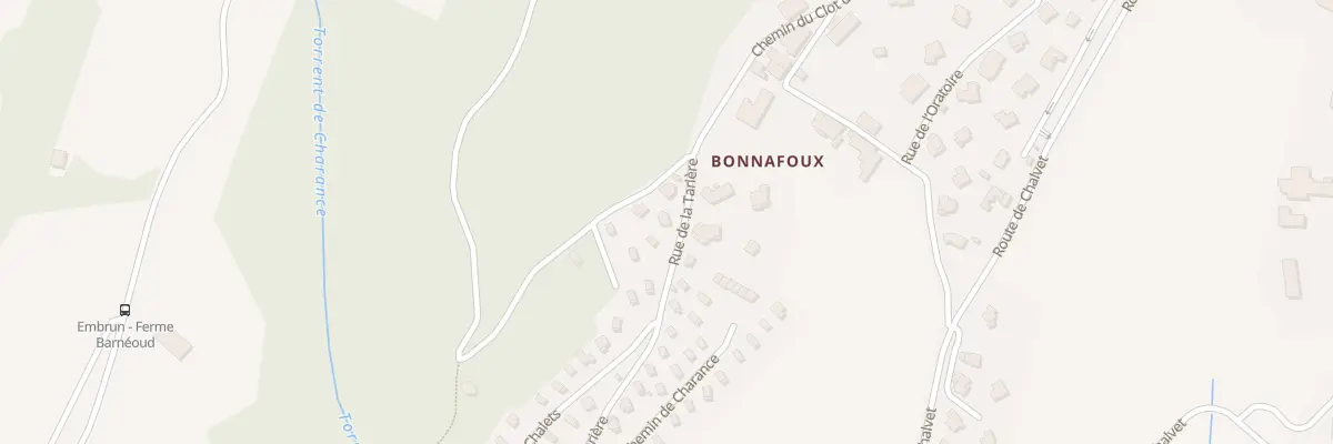 Plan du 2 Rue de la Tarière à Embrun