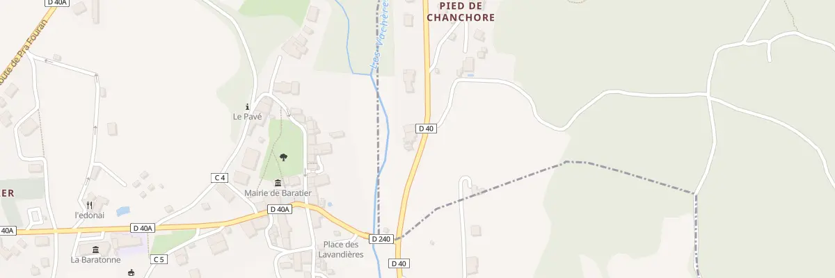 Plan du 5208 Pied de Chanchore à Saint-Sauveur