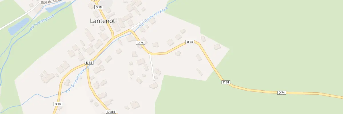 Plan du 6 Rue des Vosges à Lantenot