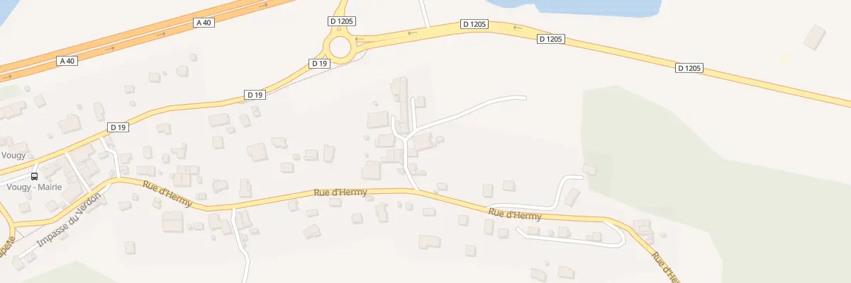 Plan du 44 Che du Martinet à Vougy